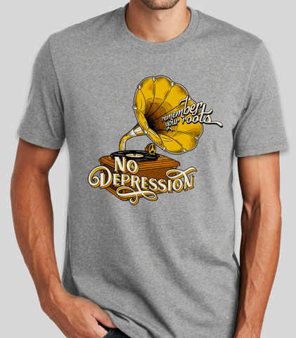 No Depression 100% Recycled T-Shirt – Remember Your Roots