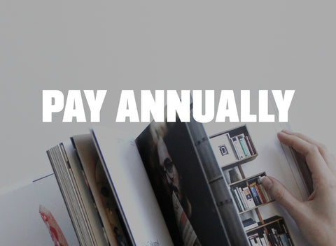 Annual Subscription - Pay Annually